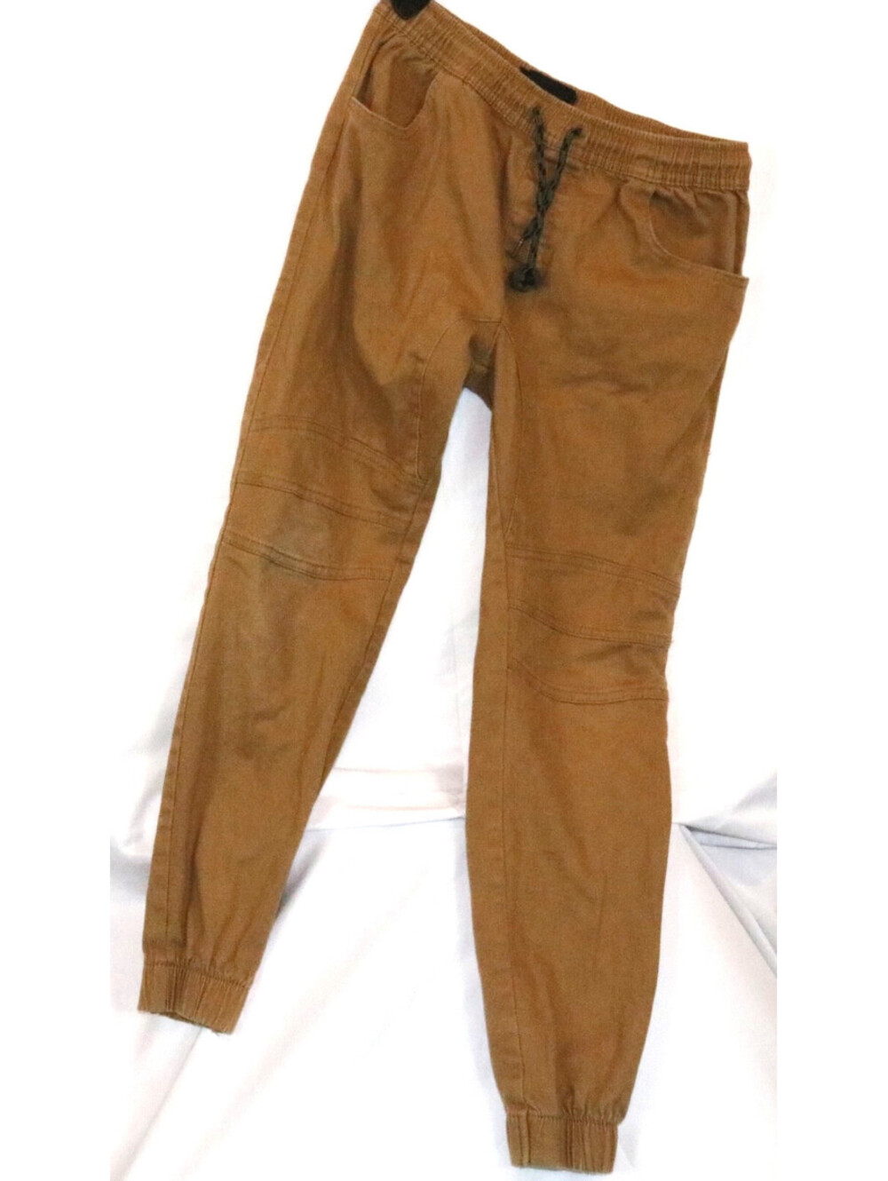 Street Rules Athletic Authentic Streetwear Boys Drawstring Khaki Pants Sz 10
